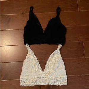 Soma Lace Plunge Bralettes